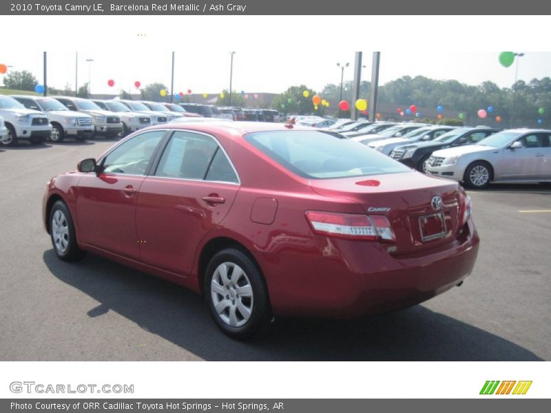 Barcelona Red Metallic / Ash Gray 2010 Toyota Camry LE