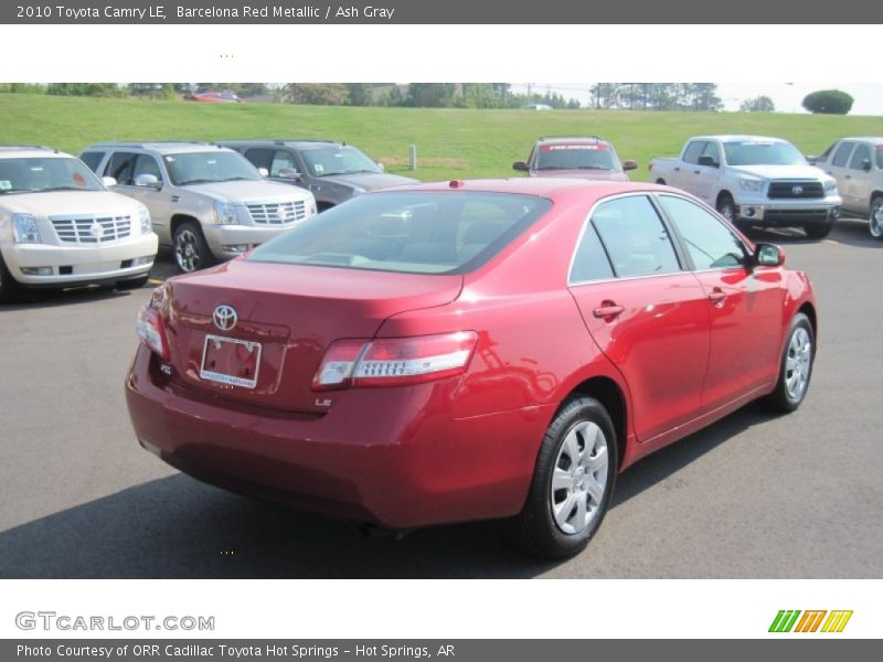 Barcelona Red Metallic / Ash Gray 2010 Toyota Camry LE
