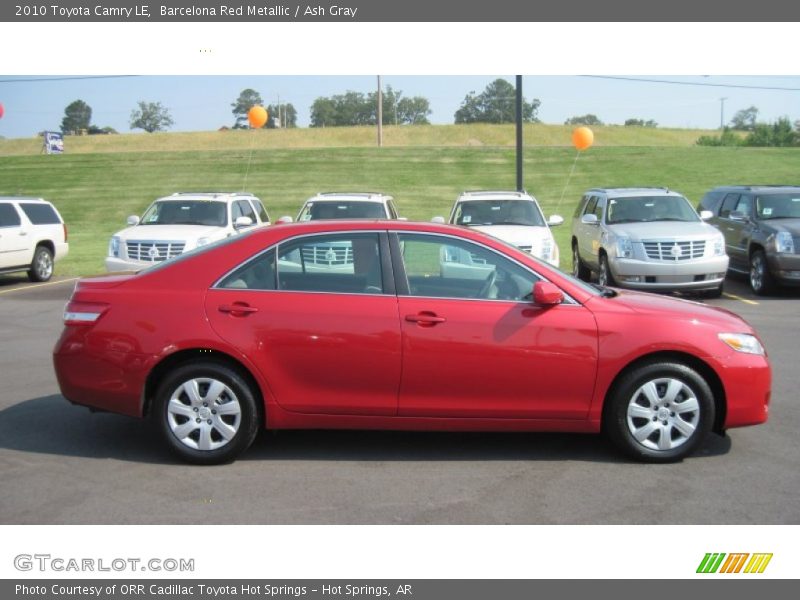 Barcelona Red Metallic / Ash Gray 2010 Toyota Camry LE