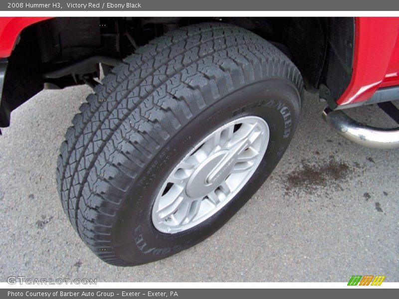 Victory Red / Ebony Black 2008 Hummer H3