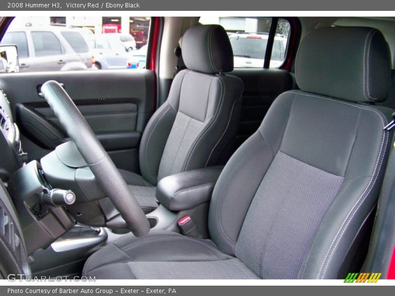Victory Red / Ebony Black 2008 Hummer H3