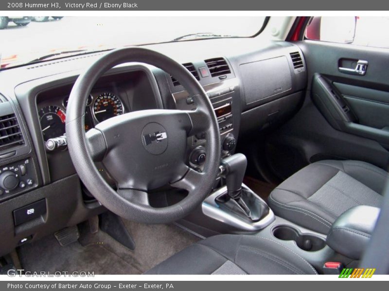 Victory Red / Ebony Black 2008 Hummer H3