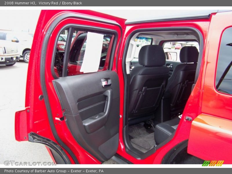 Victory Red / Ebony Black 2008 Hummer H3