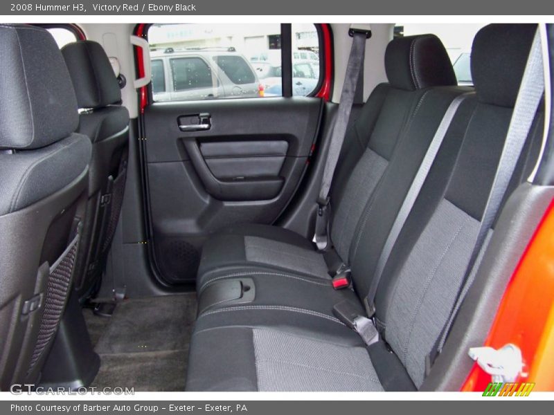 Victory Red / Ebony Black 2008 Hummer H3