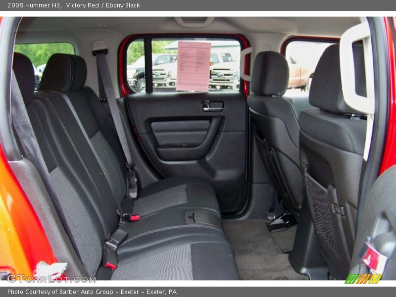 Victory Red / Ebony Black 2008 Hummer H3