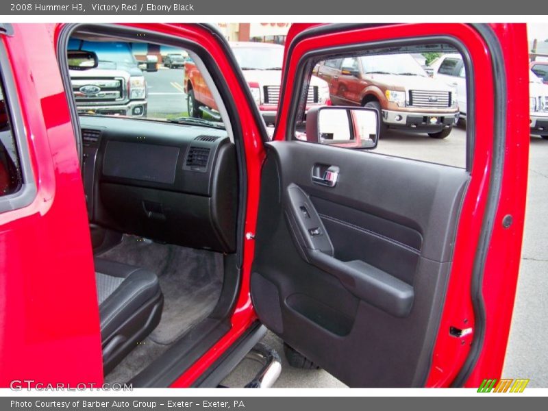 Victory Red / Ebony Black 2008 Hummer H3