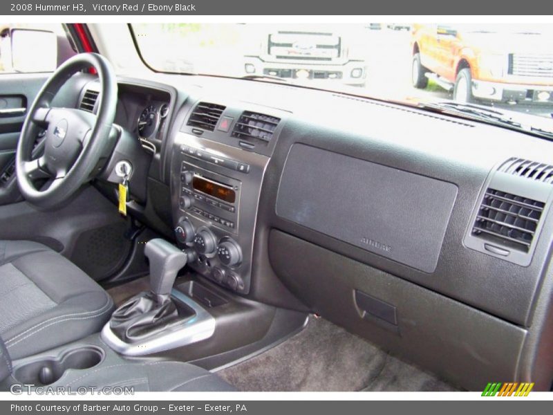 Victory Red / Ebony Black 2008 Hummer H3