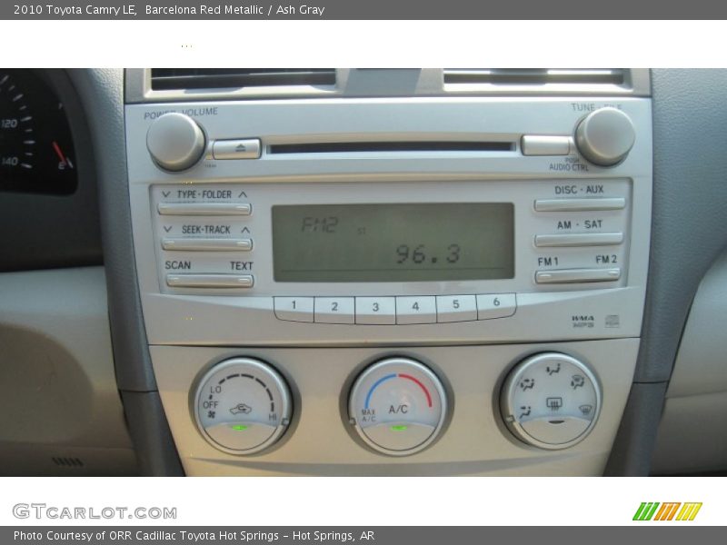 Barcelona Red Metallic / Ash Gray 2010 Toyota Camry LE
