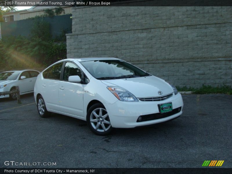 Super White / Bisque Beige 2007 Toyota Prius Hybrid Touring