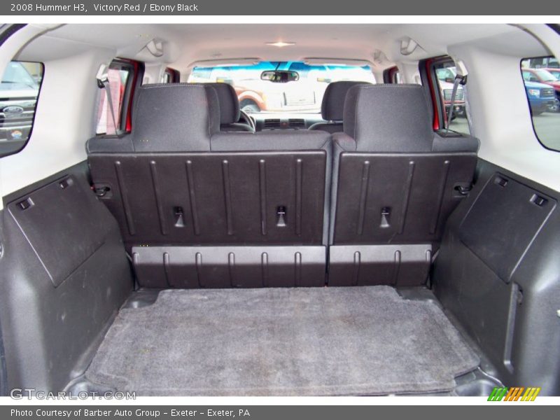 Victory Red / Ebony Black 2008 Hummer H3
