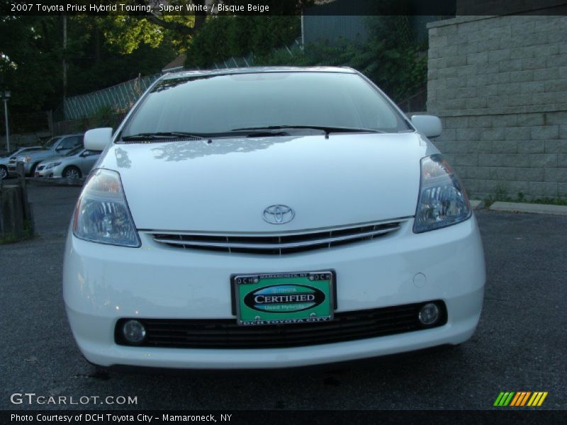 Super White / Bisque Beige 2007 Toyota Prius Hybrid Touring