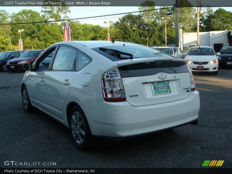 Super White / Bisque Beige 2007 Toyota Prius Hybrid Touring