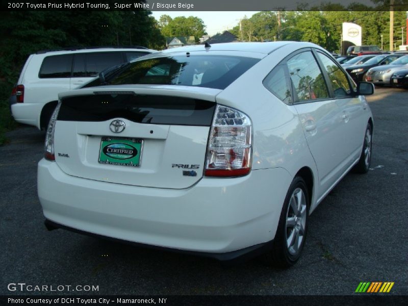 Super White / Bisque Beige 2007 Toyota Prius Hybrid Touring