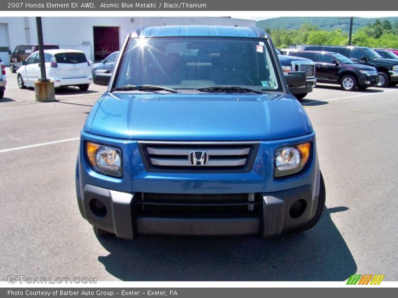Atomic Blue Metallic / Black/Titanium 2007 Honda Element EX AWD