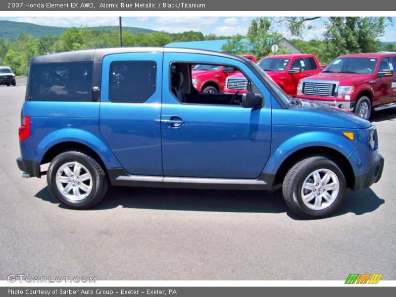 Atomic Blue Metallic / Black/Titanium 2007 Honda Element EX AWD