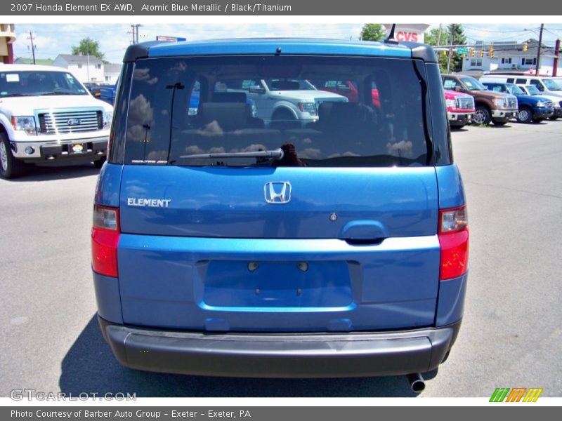 Atomic Blue Metallic / Black/Titanium 2007 Honda Element EX AWD