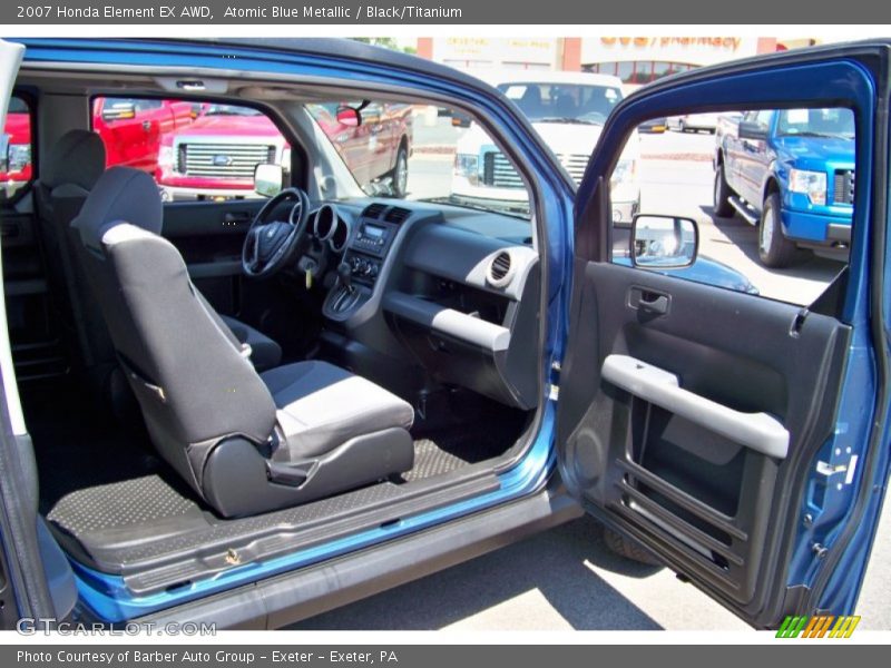 Atomic Blue Metallic / Black/Titanium 2007 Honda Element EX AWD