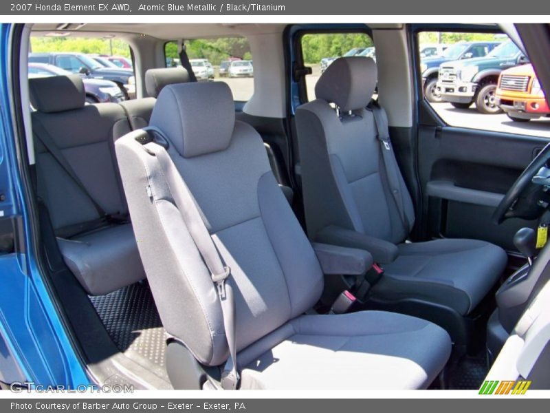 Atomic Blue Metallic / Black/Titanium 2007 Honda Element EX AWD