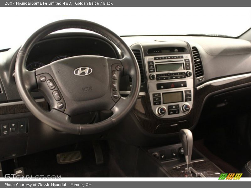 Golden Beige / Black 2007 Hyundai Santa Fe Limited 4WD