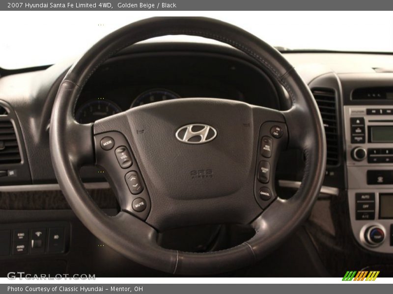 Golden Beige / Black 2007 Hyundai Santa Fe Limited 4WD