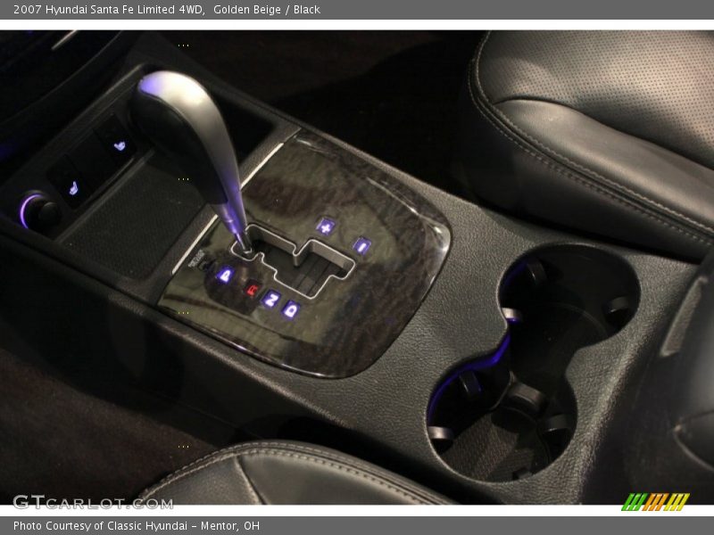 Golden Beige / Black 2007 Hyundai Santa Fe Limited 4WD