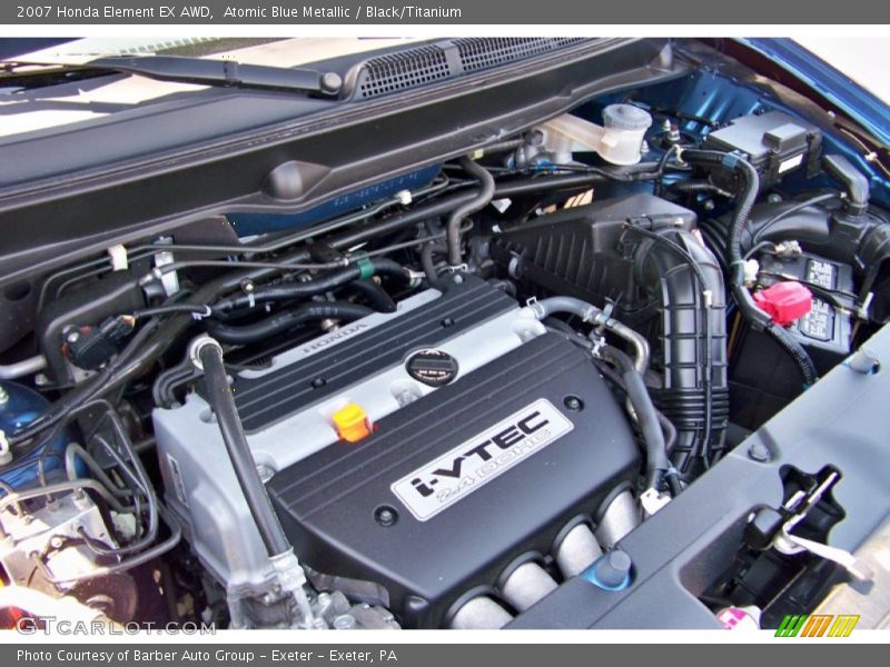 Atomic Blue Metallic / Black/Titanium 2007 Honda Element EX AWD