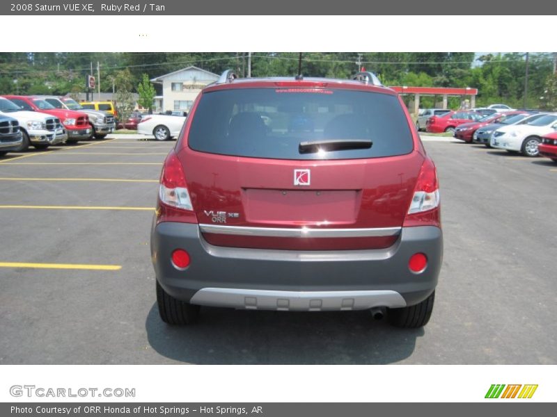 Ruby Red / Tan 2008 Saturn VUE XE