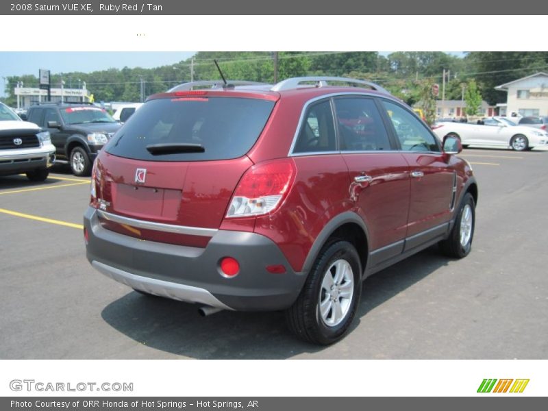 Ruby Red / Tan 2008 Saturn VUE XE