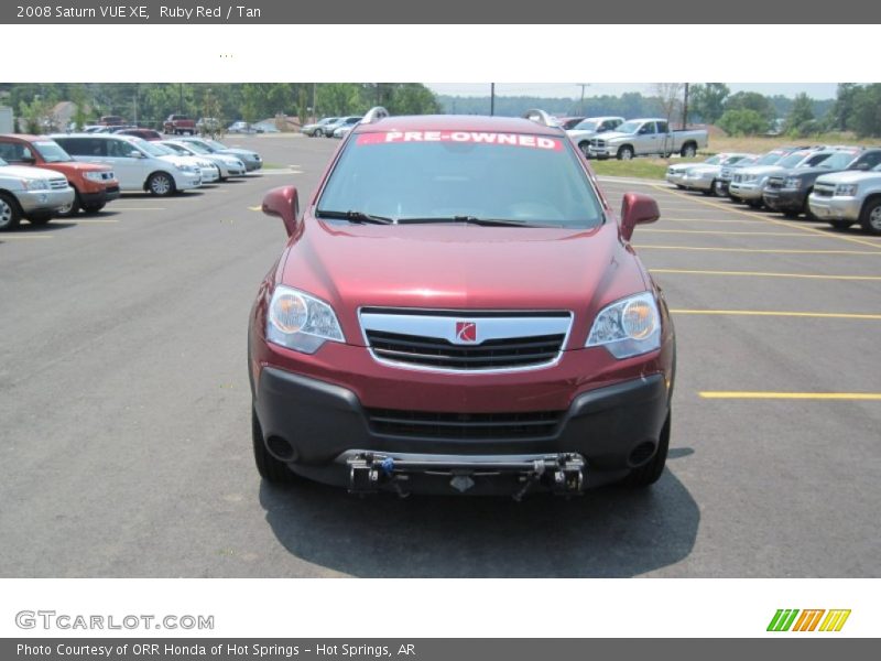 Ruby Red / Tan 2008 Saturn VUE XE