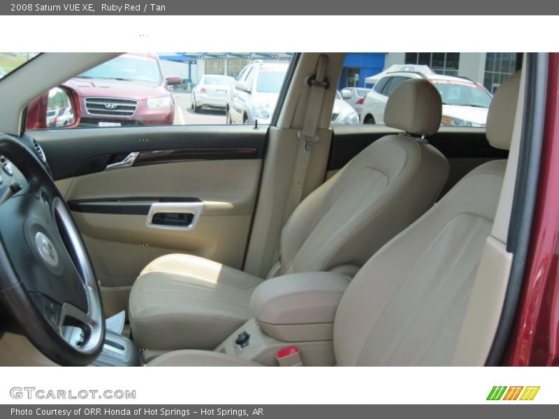 Ruby Red / Tan 2008 Saturn VUE XE