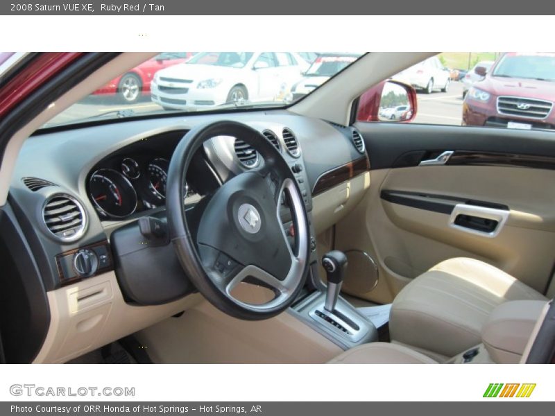 Ruby Red / Tan 2008 Saturn VUE XE