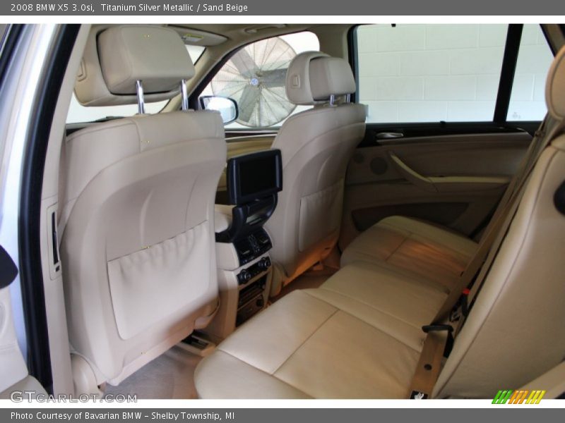Titanium Silver Metallic / Sand Beige 2008 BMW X5 3.0si
