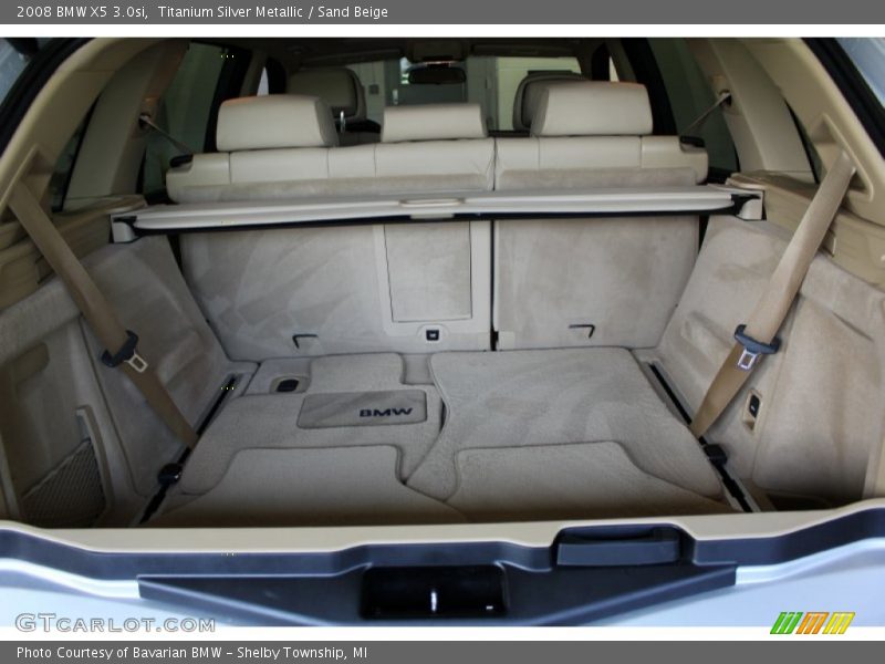 Titanium Silver Metallic / Sand Beige 2008 BMW X5 3.0si