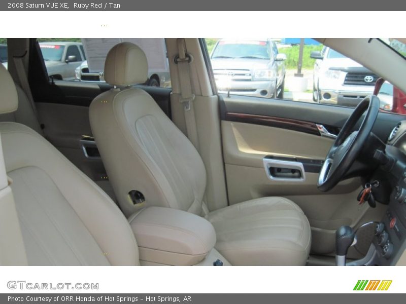 Ruby Red / Tan 2008 Saturn VUE XE