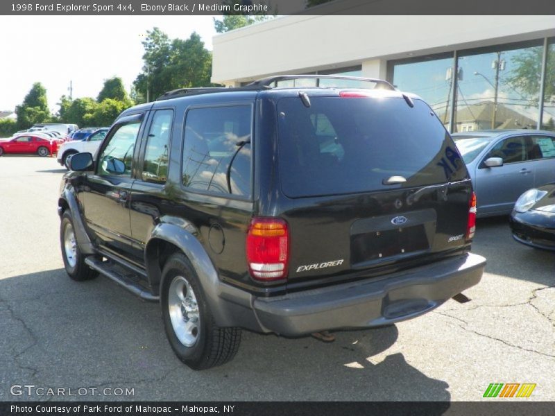 Ebony Black / Medium Graphite 1998 Ford Explorer Sport 4x4