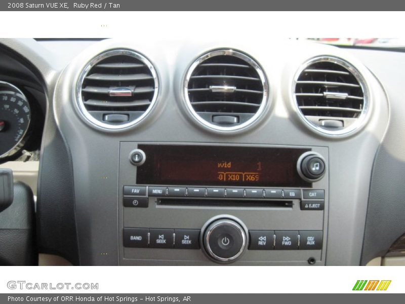 Ruby Red / Tan 2008 Saturn VUE XE
