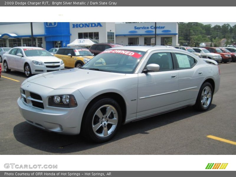 Bright Silver Metallic / Dark Slate Gray 2009 Dodge Charger R/T