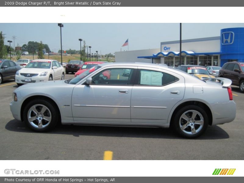 Bright Silver Metallic / Dark Slate Gray 2009 Dodge Charger R/T