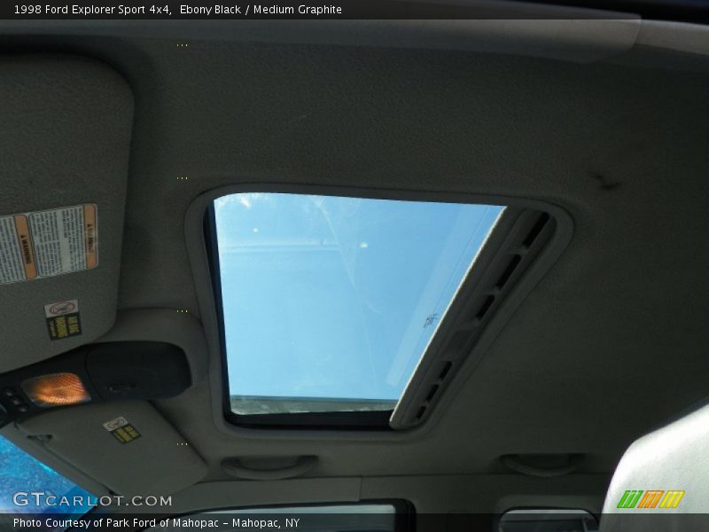 Ebony Black / Medium Graphite 1998 Ford Explorer Sport 4x4