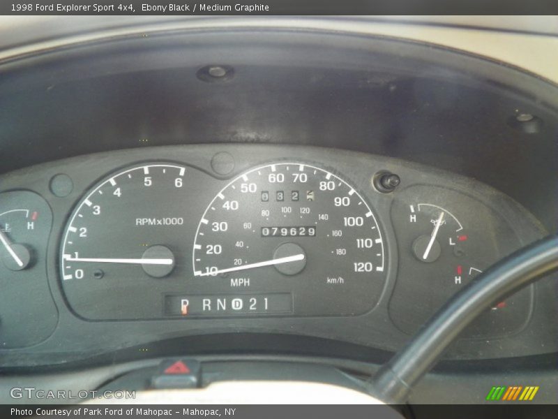 Ebony Black / Medium Graphite 1998 Ford Explorer Sport 4x4