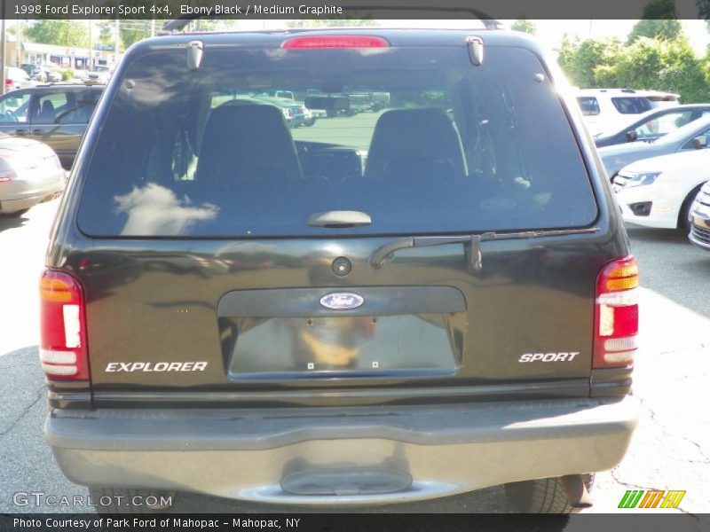Ebony Black / Medium Graphite 1998 Ford Explorer Sport 4x4