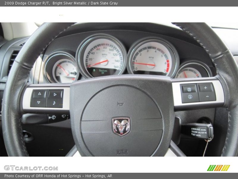 Bright Silver Metallic / Dark Slate Gray 2009 Dodge Charger R/T