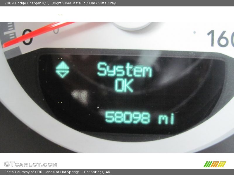 Bright Silver Metallic / Dark Slate Gray 2009 Dodge Charger R/T