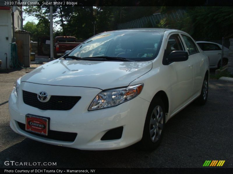 Super White / Bisque 2010 Toyota Corolla