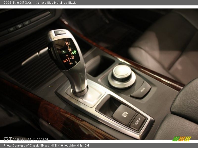 Monaco Blue Metallic / Black 2008 BMW X5 3.0si