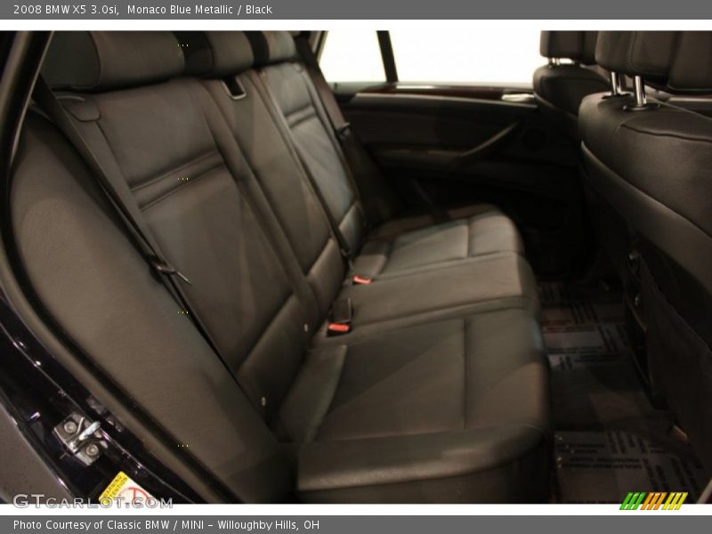 Monaco Blue Metallic / Black 2008 BMW X5 3.0si