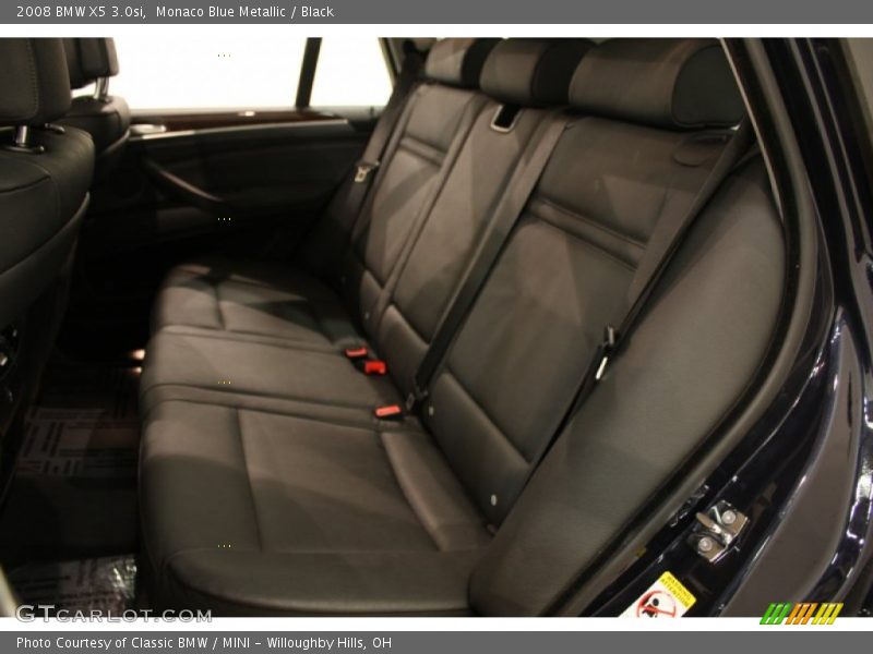 Monaco Blue Metallic / Black 2008 BMW X5 3.0si