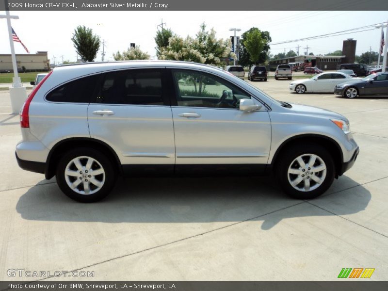 Alabaster Silver Metallic / Gray 2009 Honda CR-V EX-L