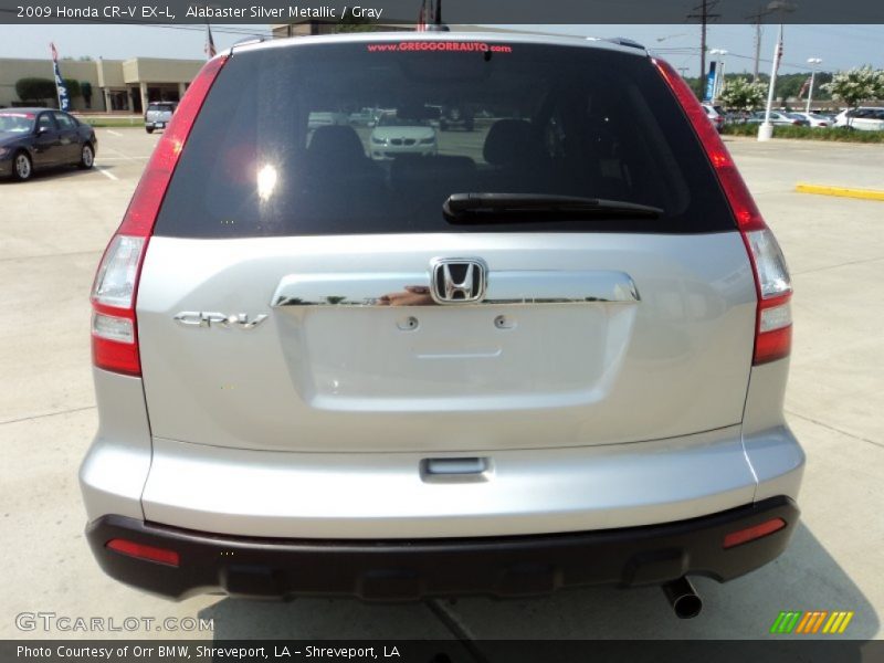 Alabaster Silver Metallic / Gray 2009 Honda CR-V EX-L