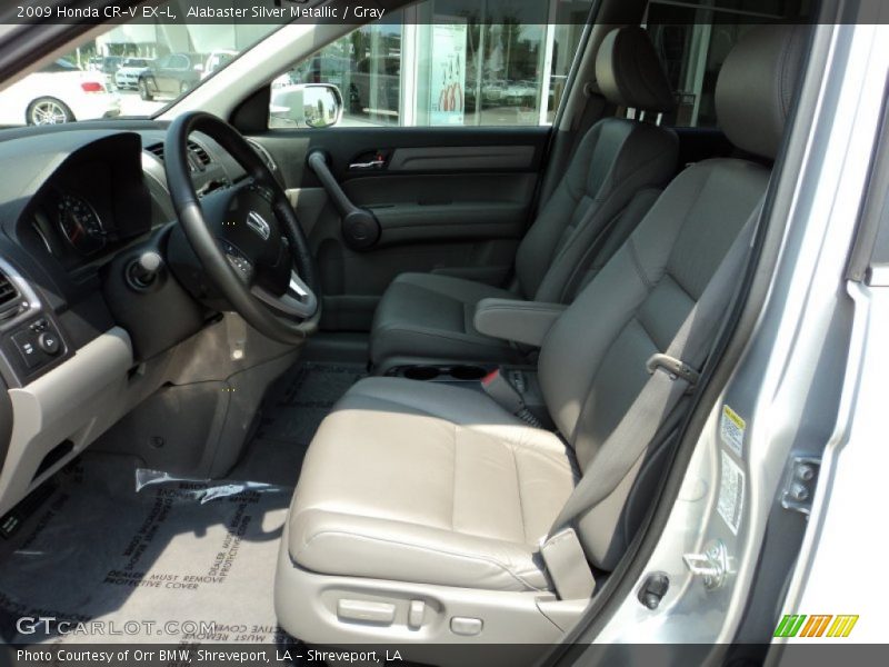Alabaster Silver Metallic / Gray 2009 Honda CR-V EX-L